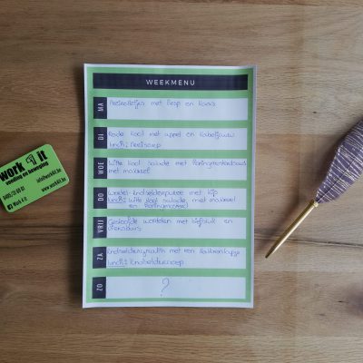 1 maand gezonde weekmenu’s