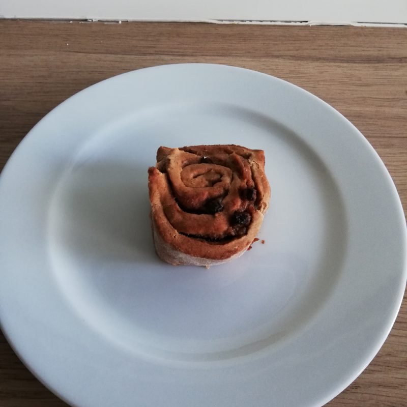 Gezonde cinnamon rolls of kaneelbroodjes