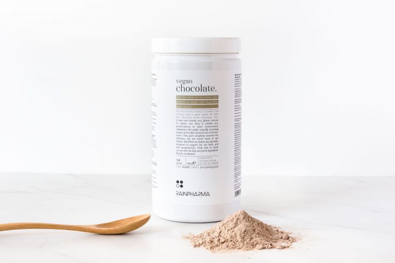 RainPharma vegan chocolate shake