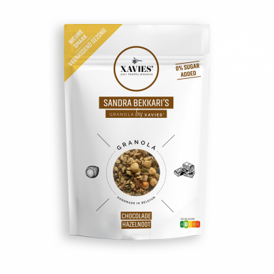 XAVIES’  Sandra Bekkari Chocolade Hazelnoot Granola